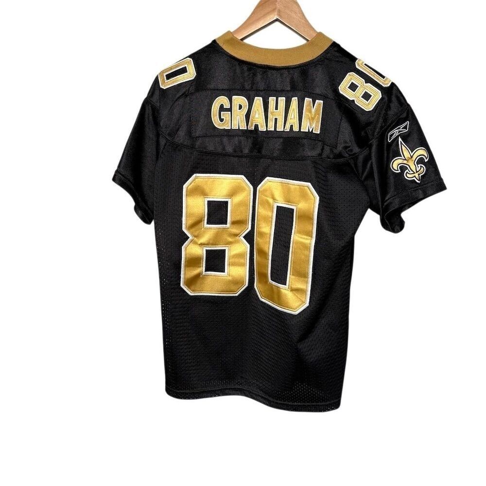 Reebok Jimmy Graham New Orleans Saints NFL Jersey Kids XL Black
